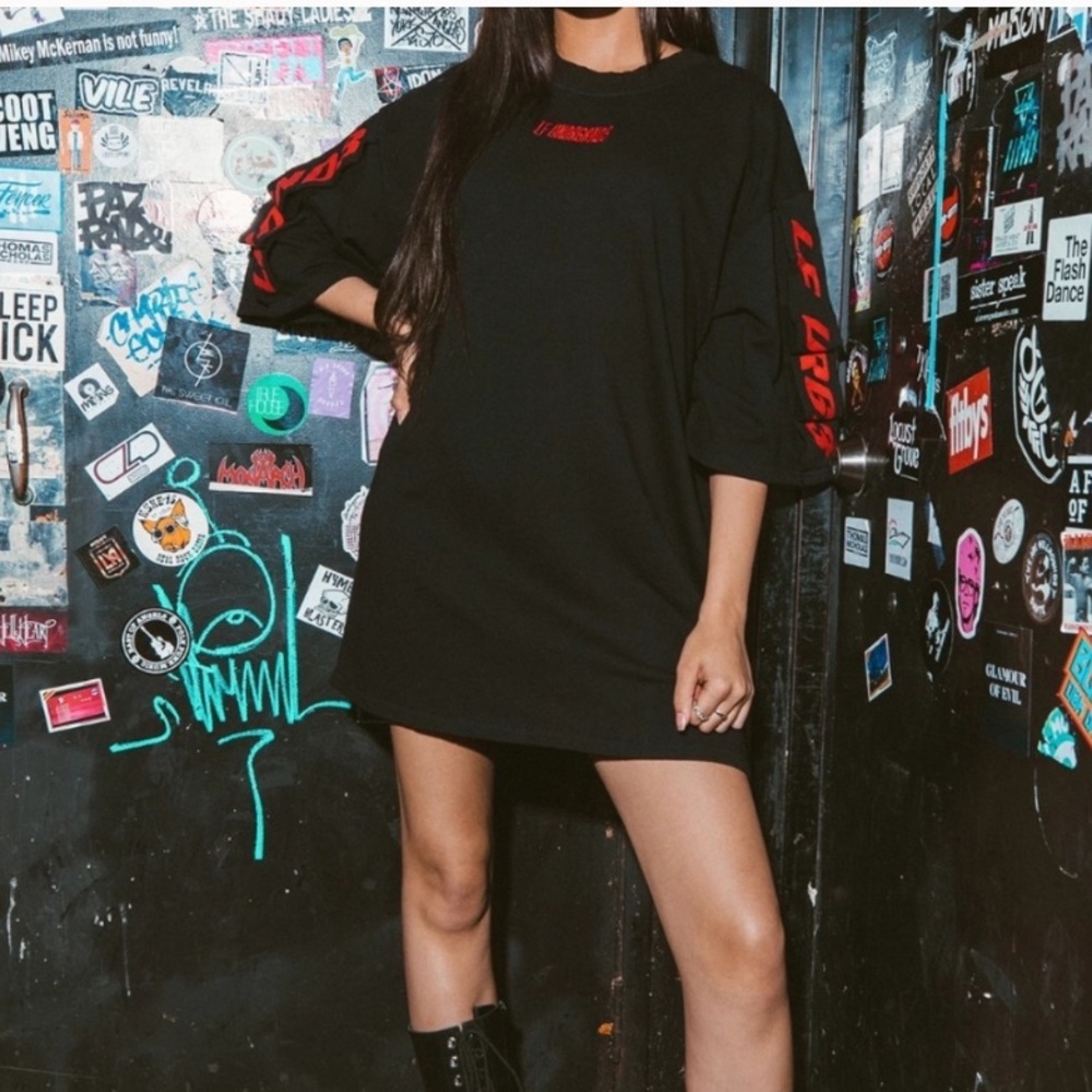 LF underground tee shirt dress
